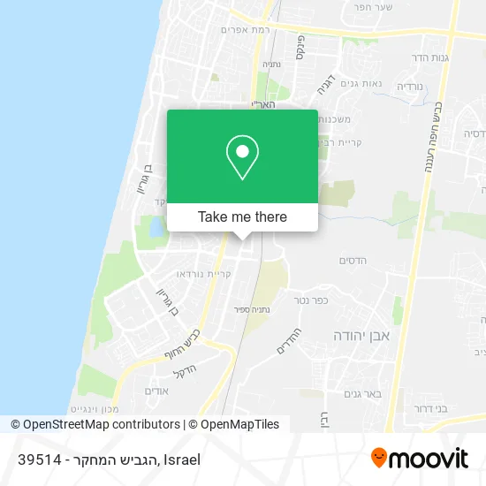 39514 - הגביש המחקר map