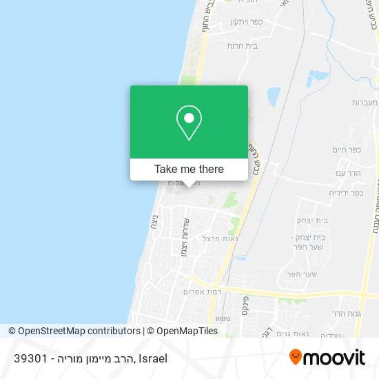 39301 - הרב מיימון מוריה map