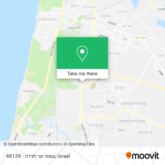 48139 - צומת יער חדרה map