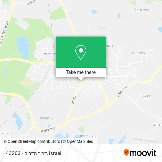 Карта 43203 - דרור הדרים