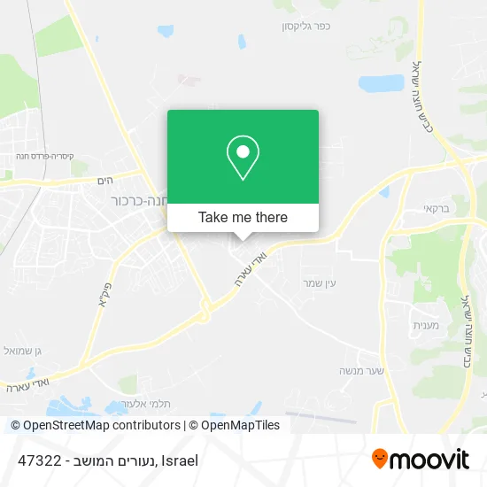 Карта 47322 - נעורים המושב