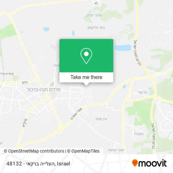 48132 - העלייה ברקאי map