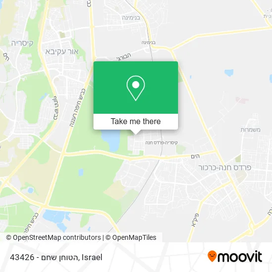 43426 - הטוחן שחם map