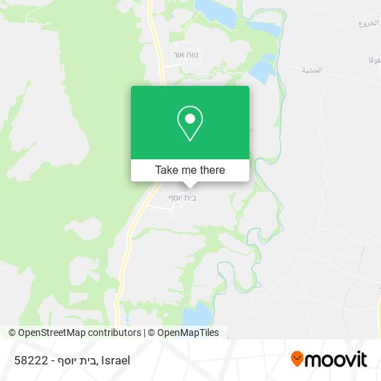 58222 - בית יוסף map