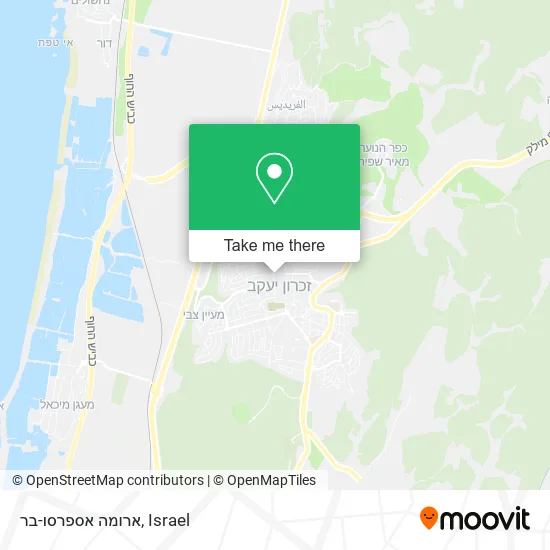 ארומה אספרסו-בר map