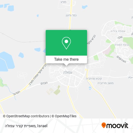 מאפיית קציר עפולה map