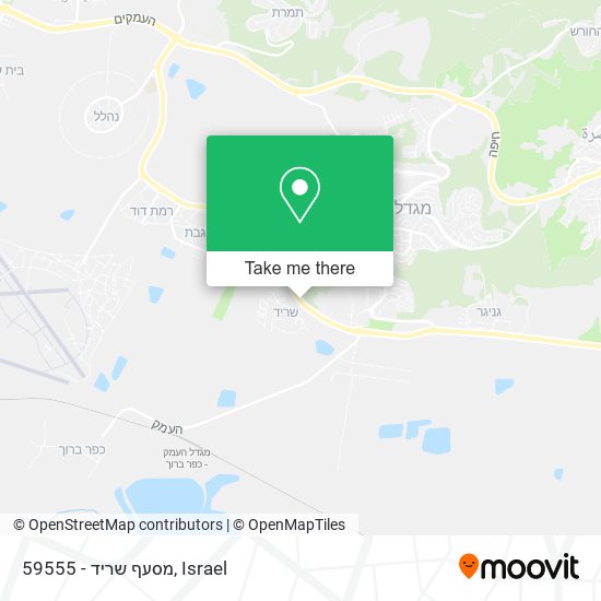 59555 - מסעף שריד map