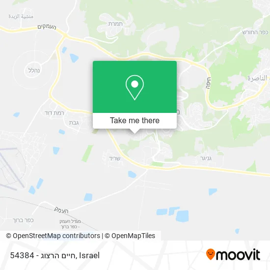 Карта 54384 - חיים הרצוג