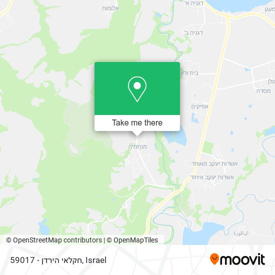 59017 - חקלאי הירדן map