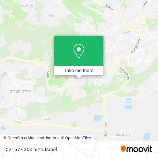 Карта 52157 - רחוב 300