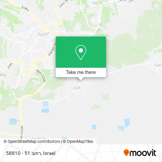 Карта 58810 - רחוב 51