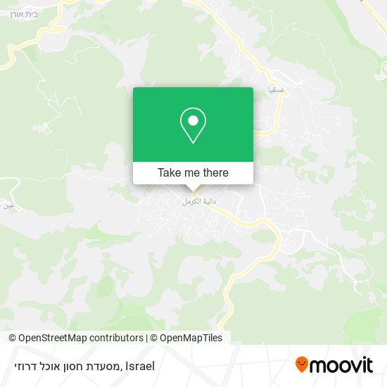 מסעדת חסון אוכל דרוזי map