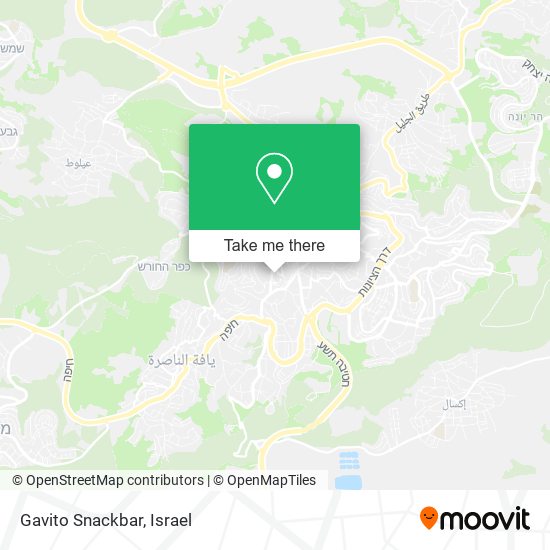 Gavito Snackbar map