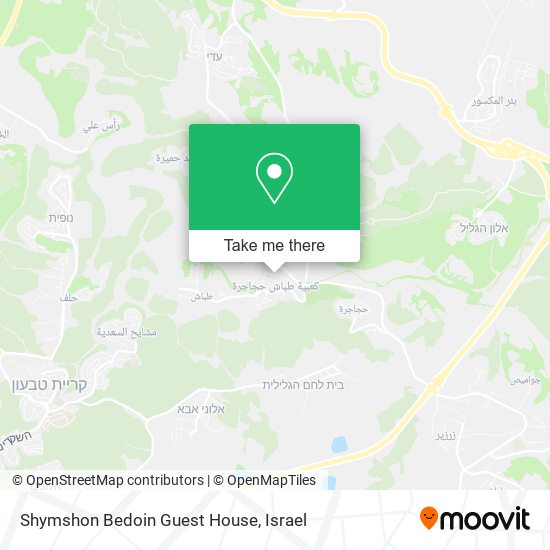 Shymshon Bedoin Guest House map