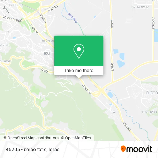 Карта 46205 - מרכז ספורט