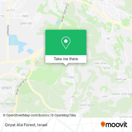 Карта Qiryat Ata Forest