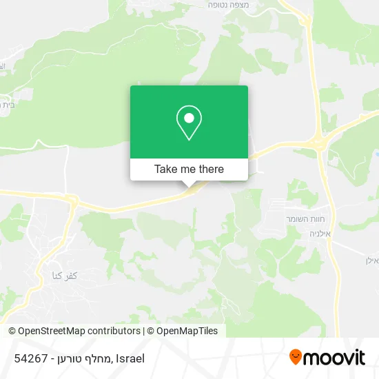 Карта 54267 - מחלף טורען