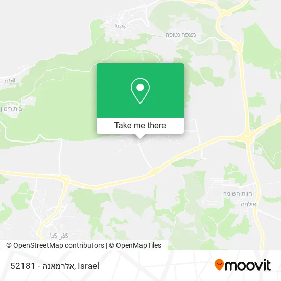 Карта 52181 - אלרמאנה