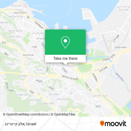 אלון קייטרינג map