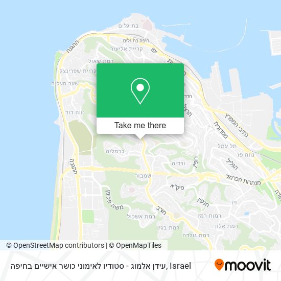 Карта עידן אלמוג - סטודיו לאימוני כושר אישיים בחיפה