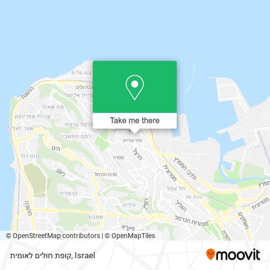 קופת חולים לאומית map