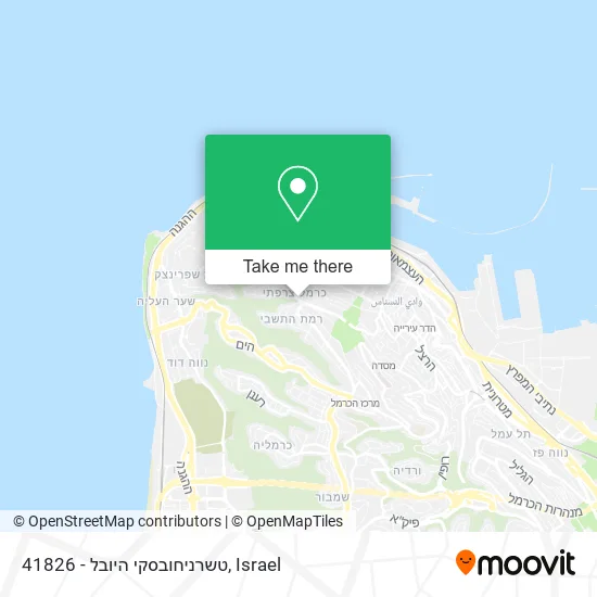 41826 - טשרניחובסקי היובל map