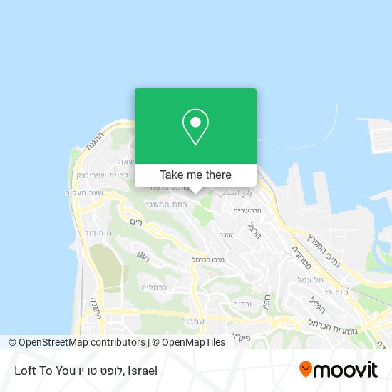 Loft To You לופט טו יו map