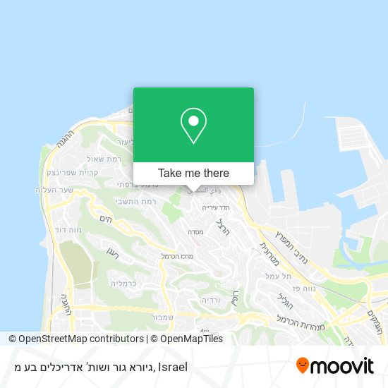 גיורא גור ושות' אדריכלים בע מ map