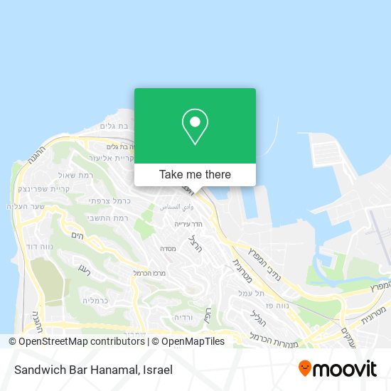 Sandwich Bar Hanamal map