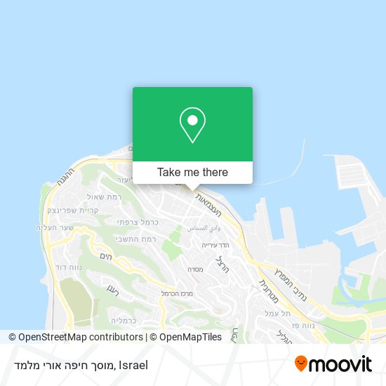 Карта מוסך חיפה אורי מלמד