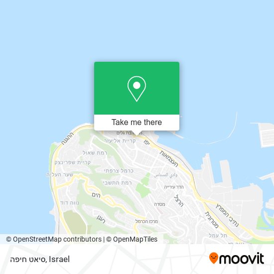 סיאט חיפה map