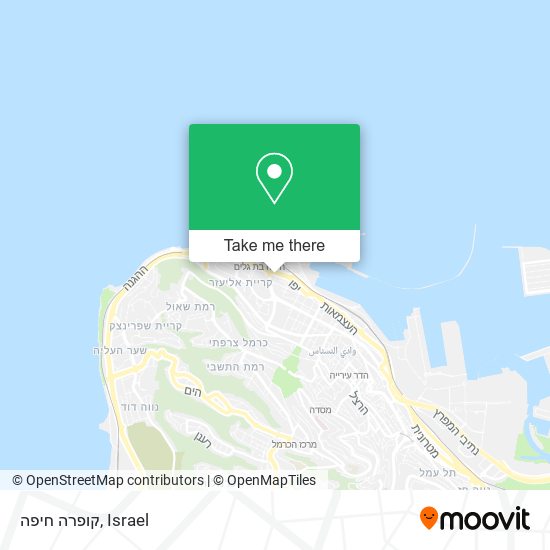 Карта קופרה חיפה