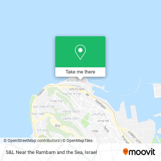 S&L Near the Rambam and the Sea map
