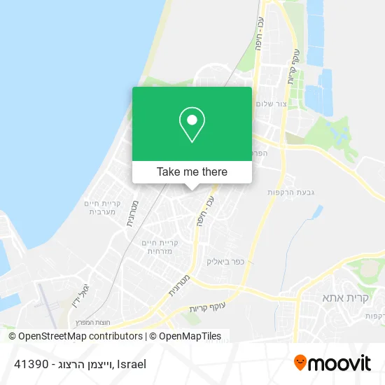 Карта 41390 - וייצמן הרצוג