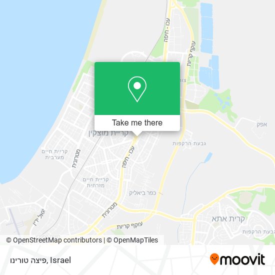 פיצה טורינו map