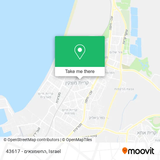 43617 - החשמונאים map