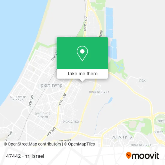 Карта 47442 - גד