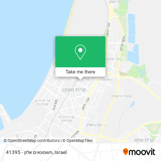 41395 - חשמונאים אלון map
