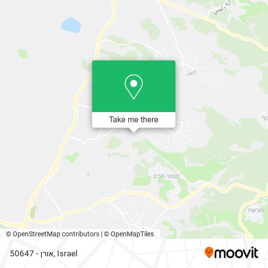 50647 - אורן map