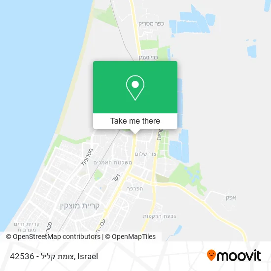 42536 - צומת קליל map