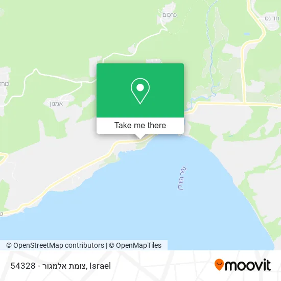 Карта 54328 - צומת אלמגור