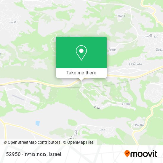 52950 - צומת צורית map