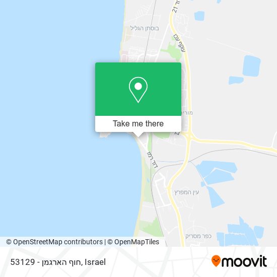 53129 - חוף הארגמן map