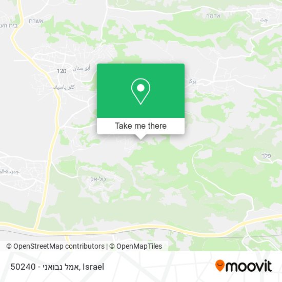 50240 - אמל נבואני map