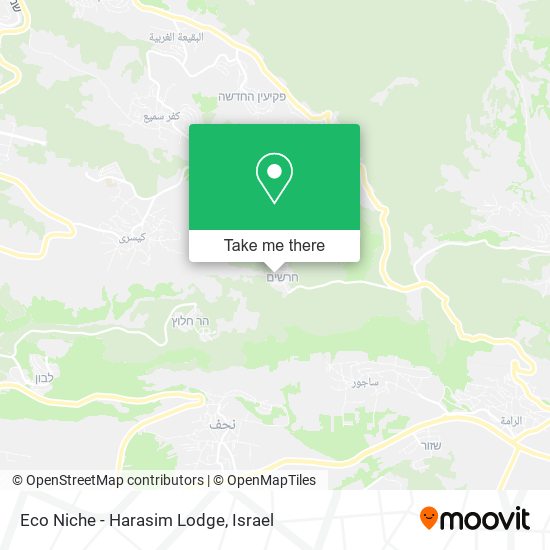 Eco Niche - Harasim Lodge map