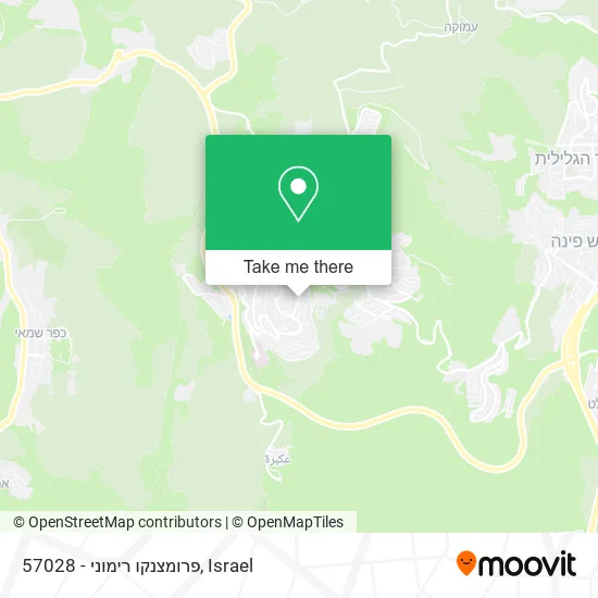 Карта 57028 - פרומצנקו רימוני