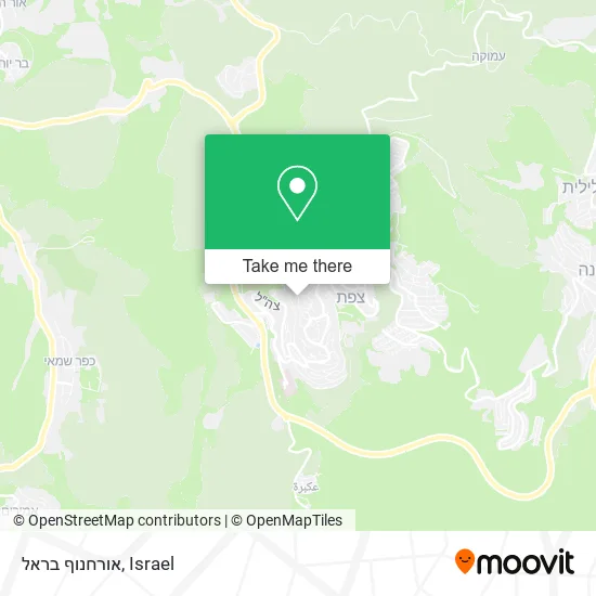 Карта אורחנוף בראל