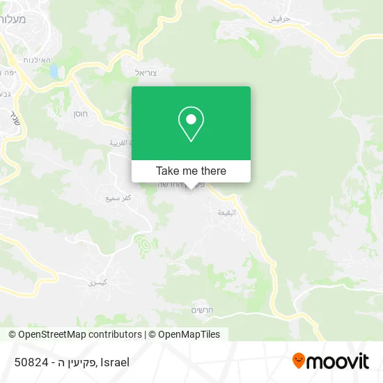 Карта 50824 - פקיעין ה