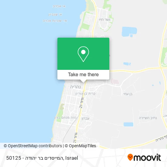 50125 - המייסדים בר יהודה map