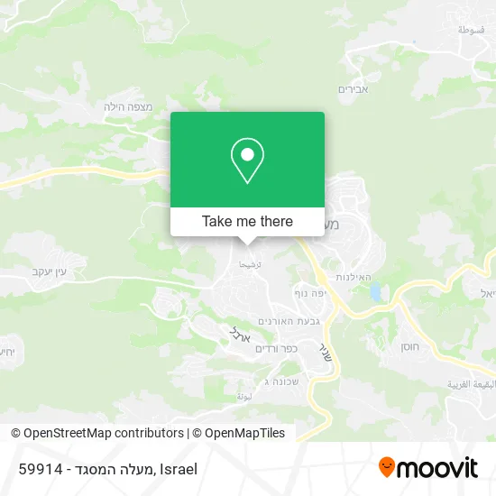 Карта 59914 - מעלה המסגד